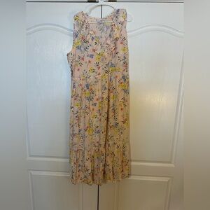 Old Navy pink floral maxi dress NWT XL